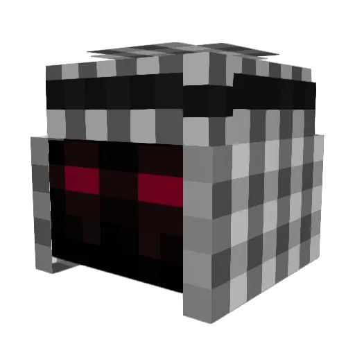 vyvyvy Minecraft avatar head, 3D render