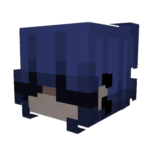 vyxzyn Minecraft avatar head, 3D render