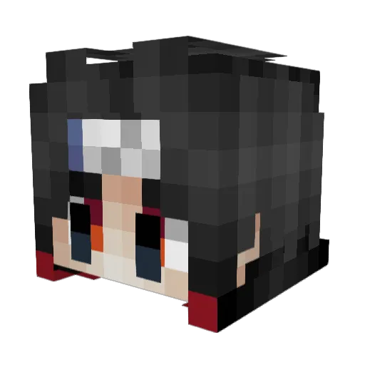 vznfl Minecraft avatar head, 3D render