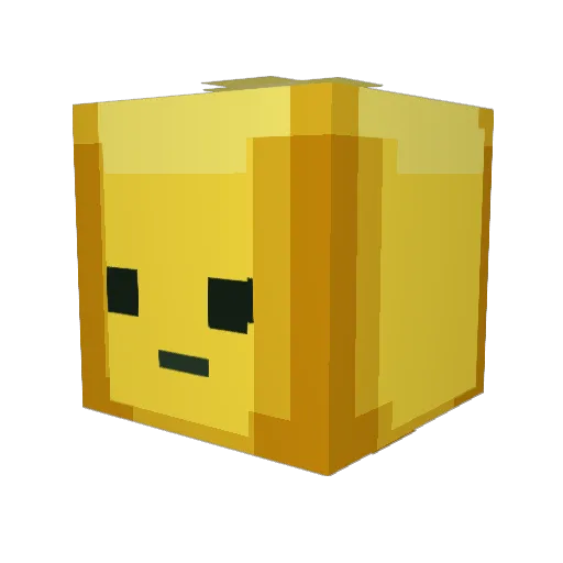 vzp1 Minecraft avatar head, 3D render