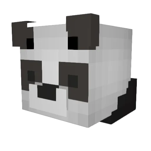 w0a1n1 Minecraft avatar head, 3D render