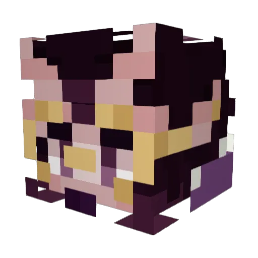 w0nkyy4 Minecraft avatar head, 3D render