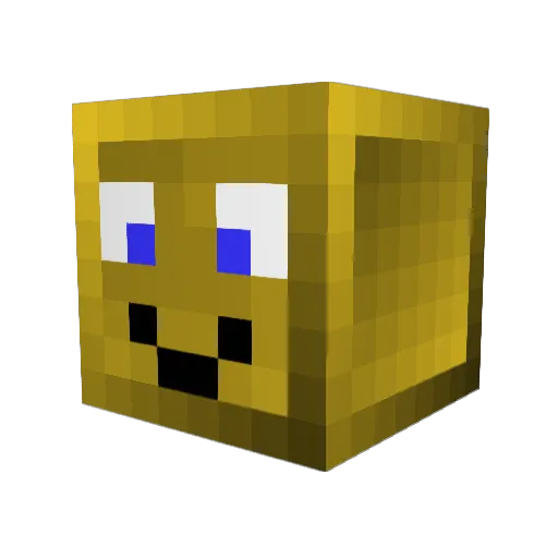 w0ree Minecraft avatar head, 3D render