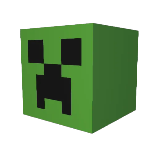 w0rms2042 Minecraft avatar head, 3D render