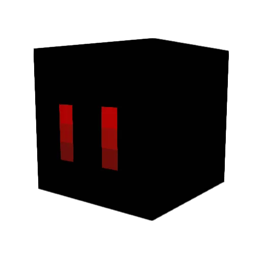 w1brt Minecraft avatar head, 3D render