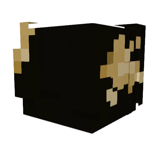 w1c3 Minecraft avatar head, 3D render