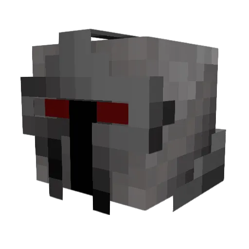 w1hzt0n Minecraft avatar head, 3D render