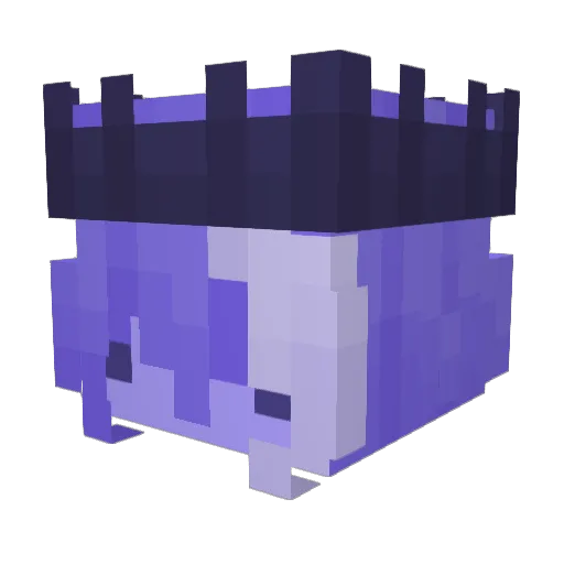 w1love Minecraft avatar head, 3D render