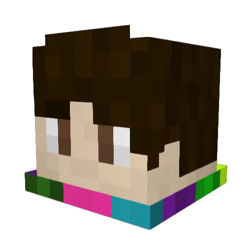 w1nternar Minecraft avatar head, 3D render