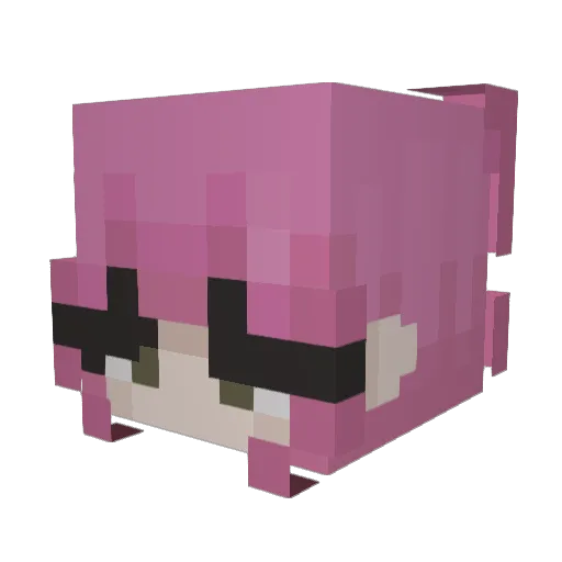 w1tchyyy Minecraft avatar head, 3D render