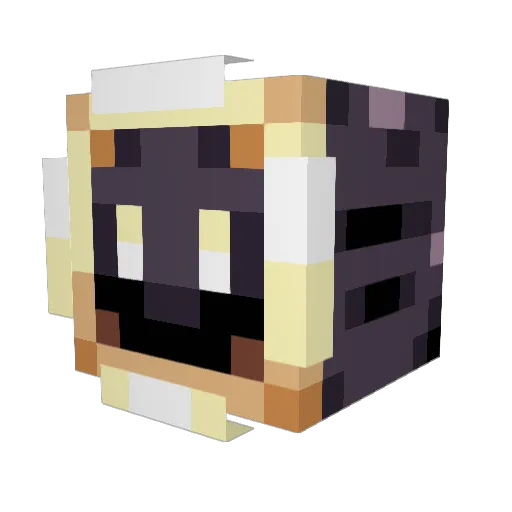 w1zxrd Minecraft avatar head, 3D render