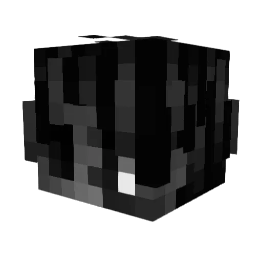 w1zzy_I Minecraft avatar head, 3D render