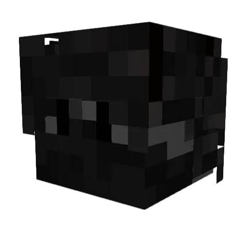 w2lker Minecraft avatar head, 3D render