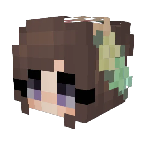 w33d_3ater Minecraft avatar head, 3D render