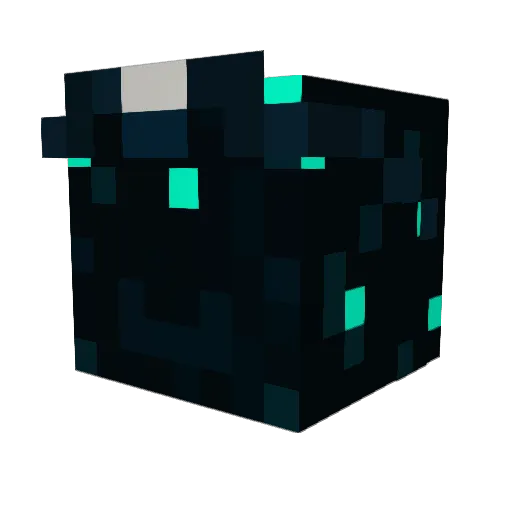 w4d2n Minecraft avatar head, 3D render