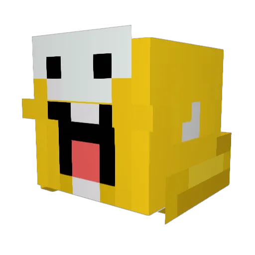 w4wa_ Minecraft avatar head, 3D render