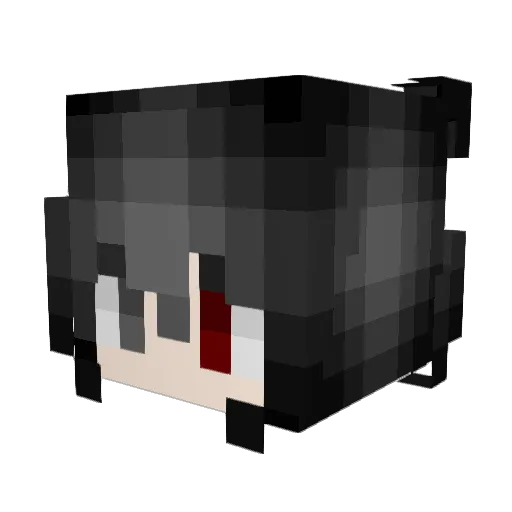 w4yzhe Minecraft avatar head, 3D render