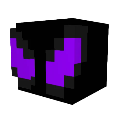 wBano Minecraft avatar head, 3D render