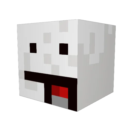 wBoonert Minecraft avatar head, 3D render
