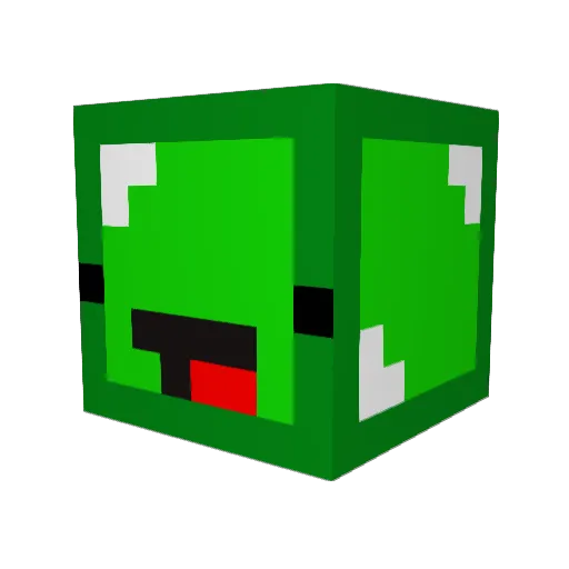 wDK18 Minecraft avatar head, 3D render