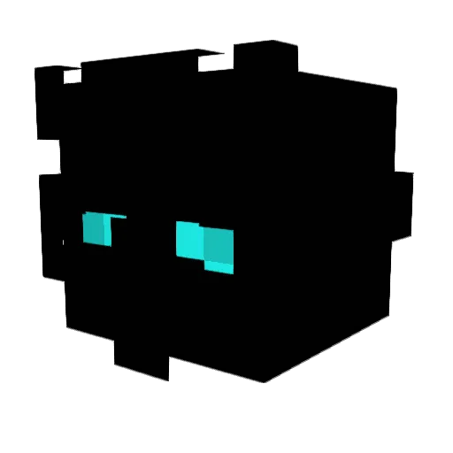 wFresco Minecraft avatar head, 3D render