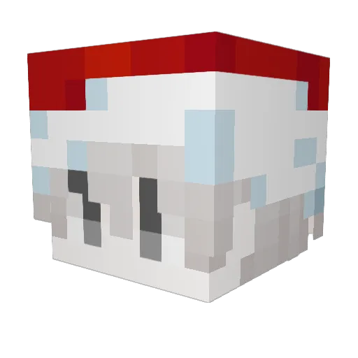 wFrostyGHG Minecraft avatar head, 3D render