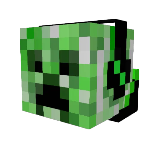 wIZdancer Minecraft avatar head, 3D render