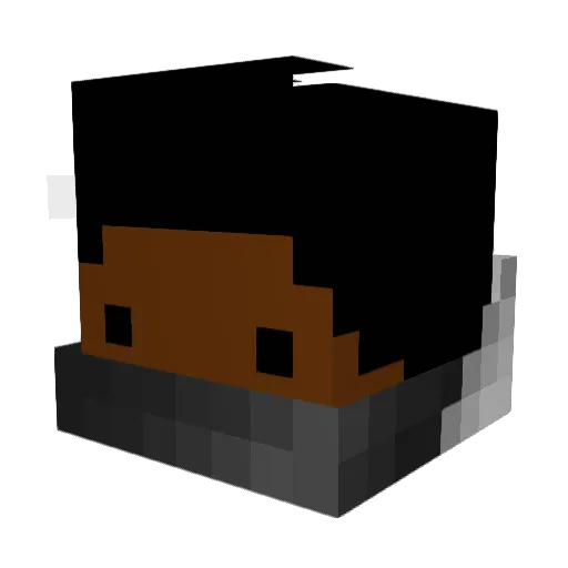 wJorray Minecraft avatar head, 3D render