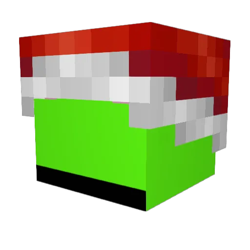 wLymeru Minecraft avatar head, 3D render