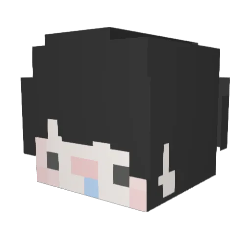 wMagicstar Minecraft avatar head, 3D render