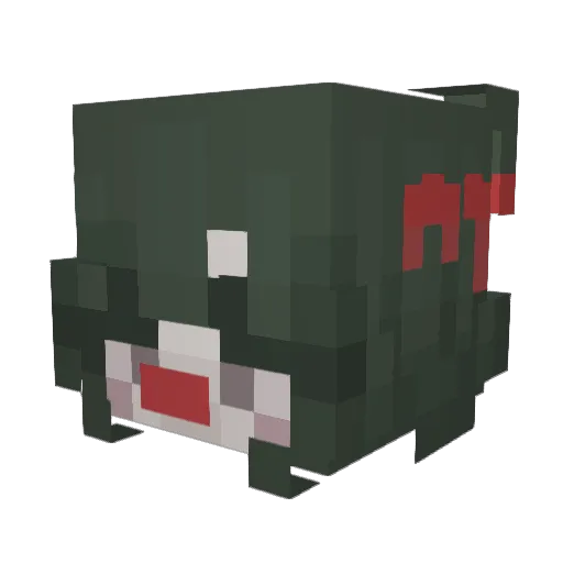 wMarce Minecraft avatar head, 3D render