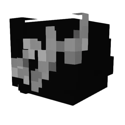 wMilan Minecraft avatar head, 3D render
