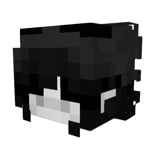 wMinute Minecraft avatar head, 3D render