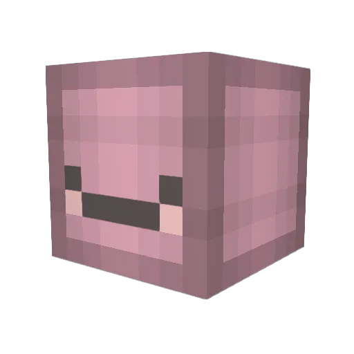 wOrMiEDaWoRm Minecraft avatar head, 3D render