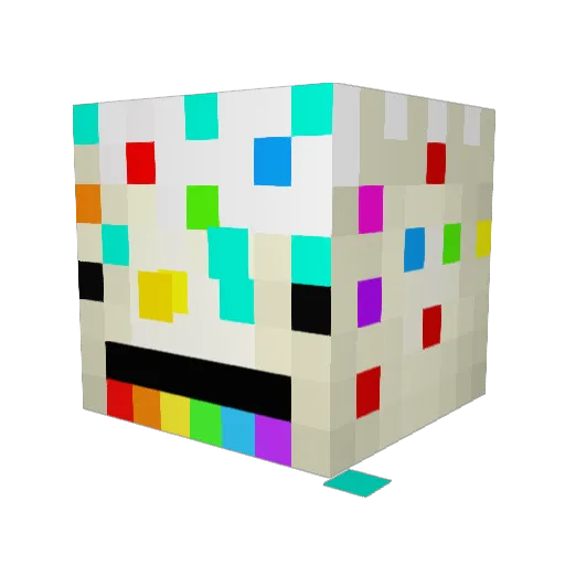 wOwzerzOG Minecraft avatar head, 3D render