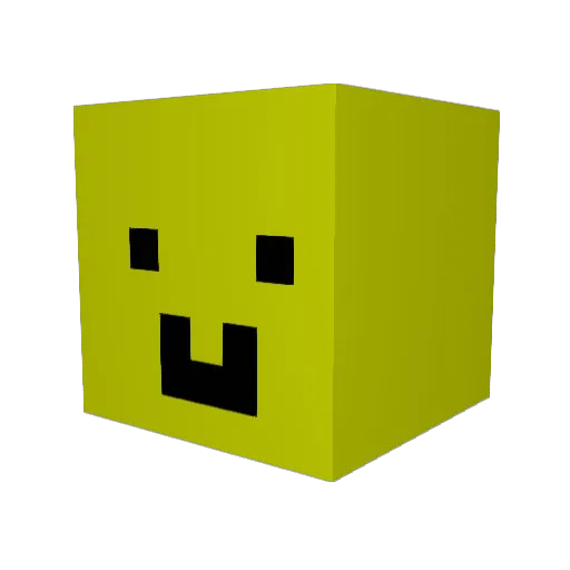 wQuantum Minecraft avatar head, 3D render
