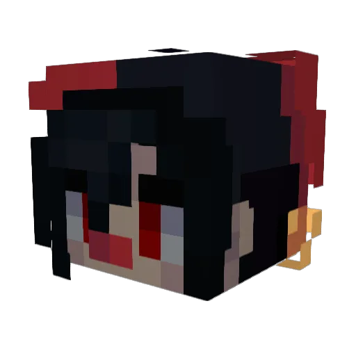 wSikoo Minecraft avatar head, 3D render