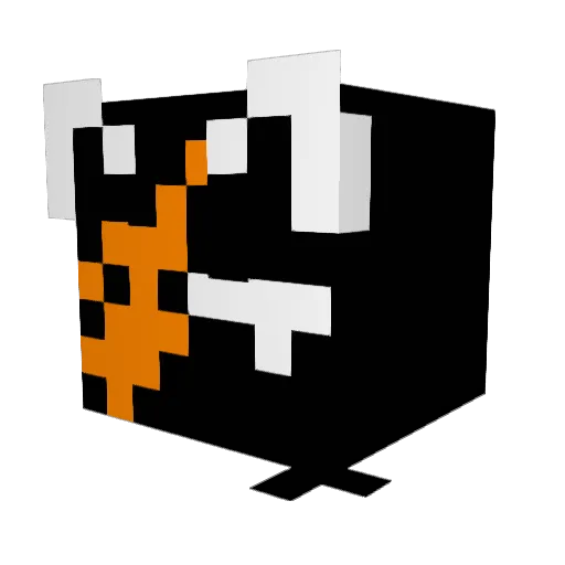 wXsrr Minecraft avatar head, 3D render