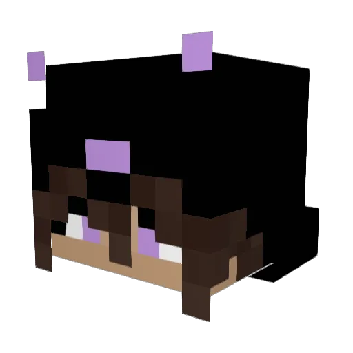 w_3zmetrys Minecraft avatar head, 3D render