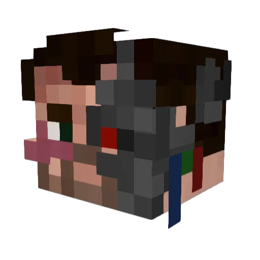 w_epstein67 Minecraft avatar head, 3D render