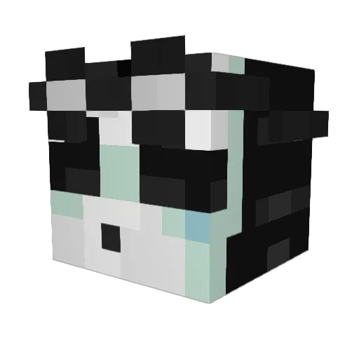 w_wis2m_m Minecraft avatar head, 3D render