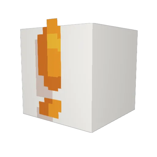 wa99rrior Minecraft avatar head, 3D render