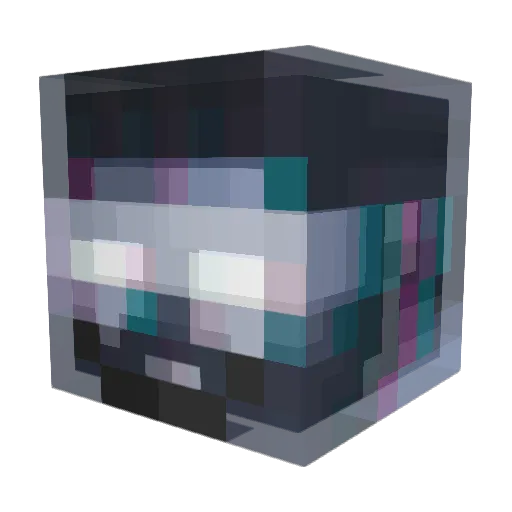 waaa222 Minecraft avatar head, 3D render