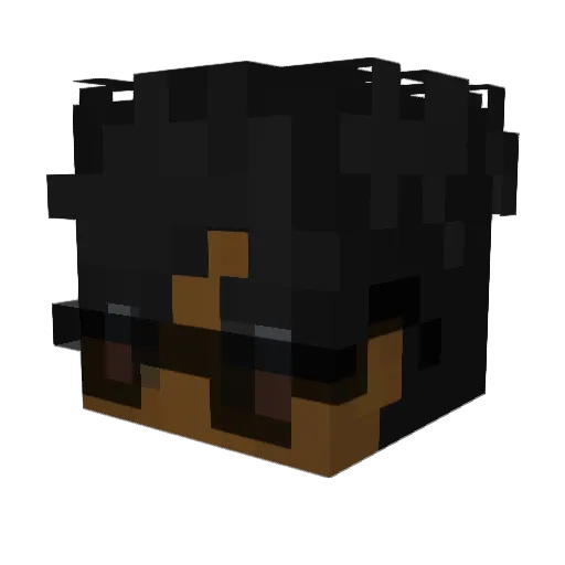 waadlxa Minecraft avatar head, 3D render