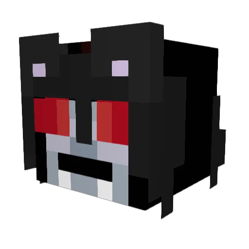 waangee Minecraft avatar head, 3D render