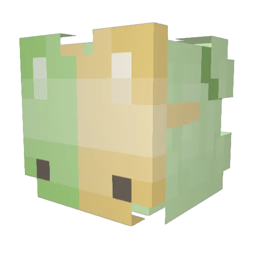 waatersheep Minecraft avatar head, 3D render