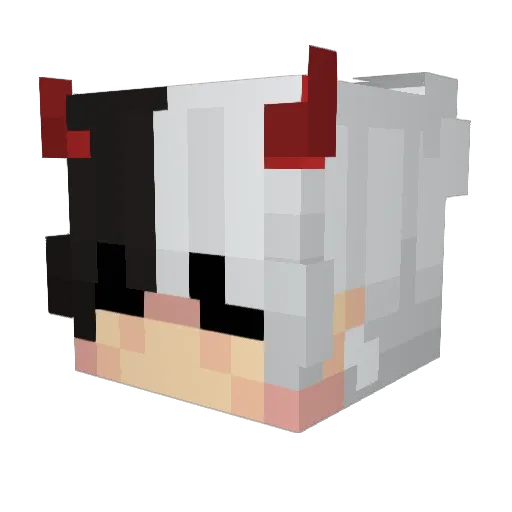 wablows Minecraft avatar head, 3D render