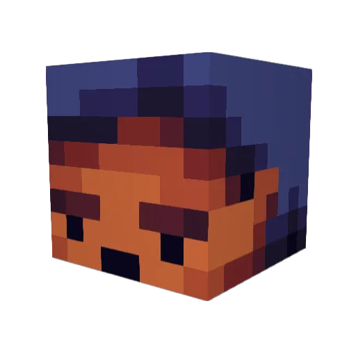 wabombsley1 Minecraft avatar head, 3D render