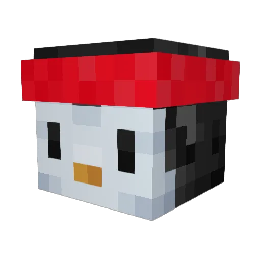 wac2000 Minecraft avatar head, 3D render