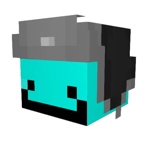 wacek_jonderko Minecraft avatar head, 3D render